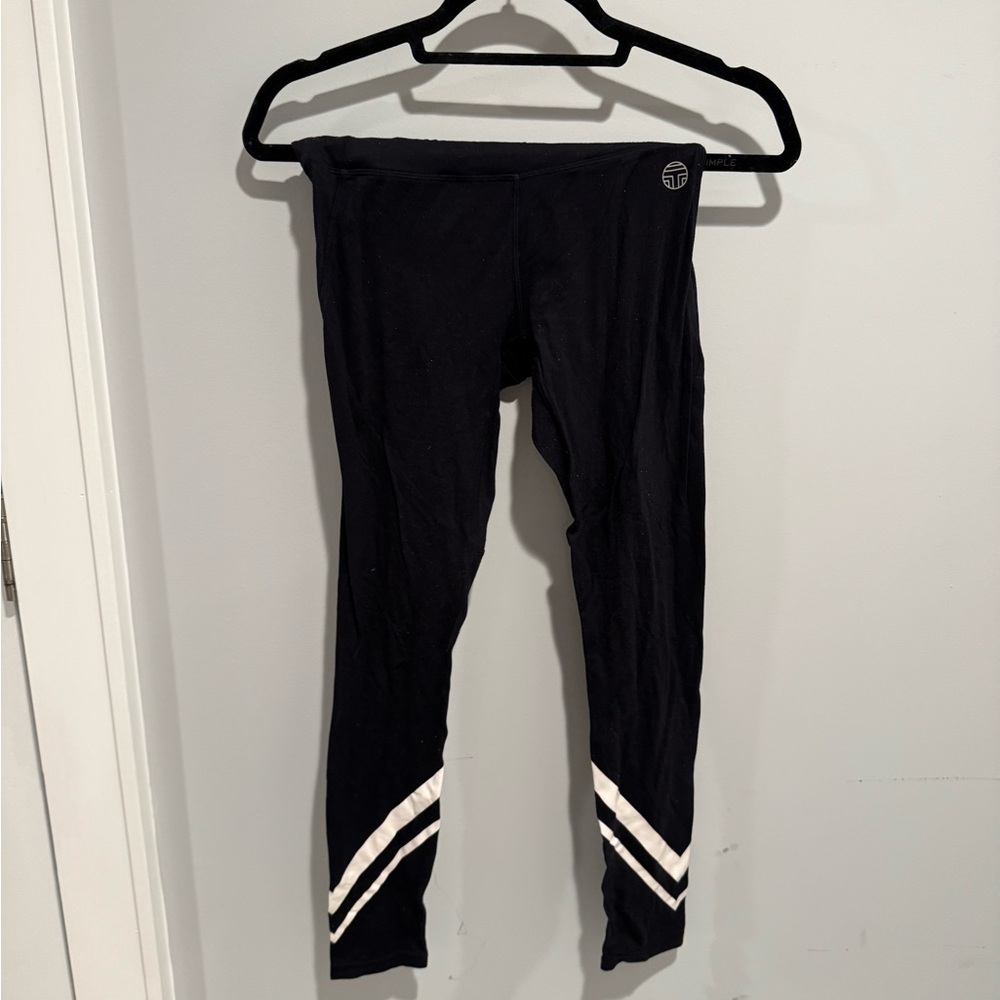 Tory Burch Black and White Leggings